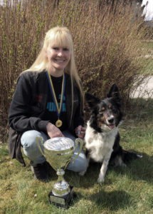 Susanne Manhold med Revalill´s Glizzie Queen